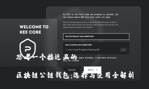思考一个接近且的
区块链公链钱包:选择与使用全解析