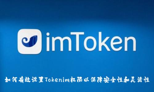 如何有效设置Tokenim权限以保障安全性和灵活性