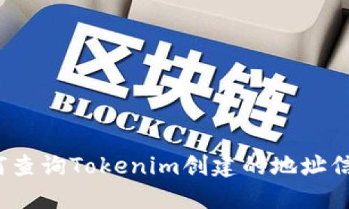 如何查询Tokenim创建的地址信息？