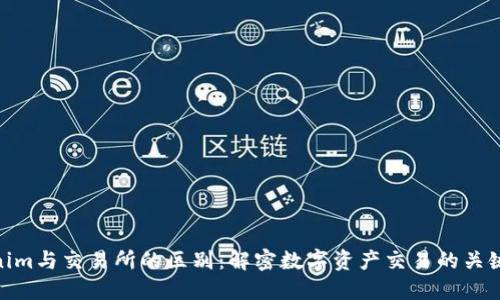 Tokenim与交易所的区别：解密数字资产交易的关键概念